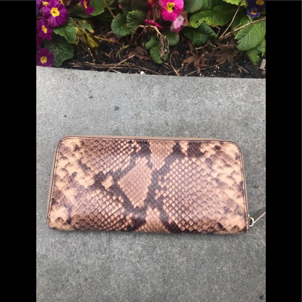 Michael Kors Leather Python Wallet - image 5